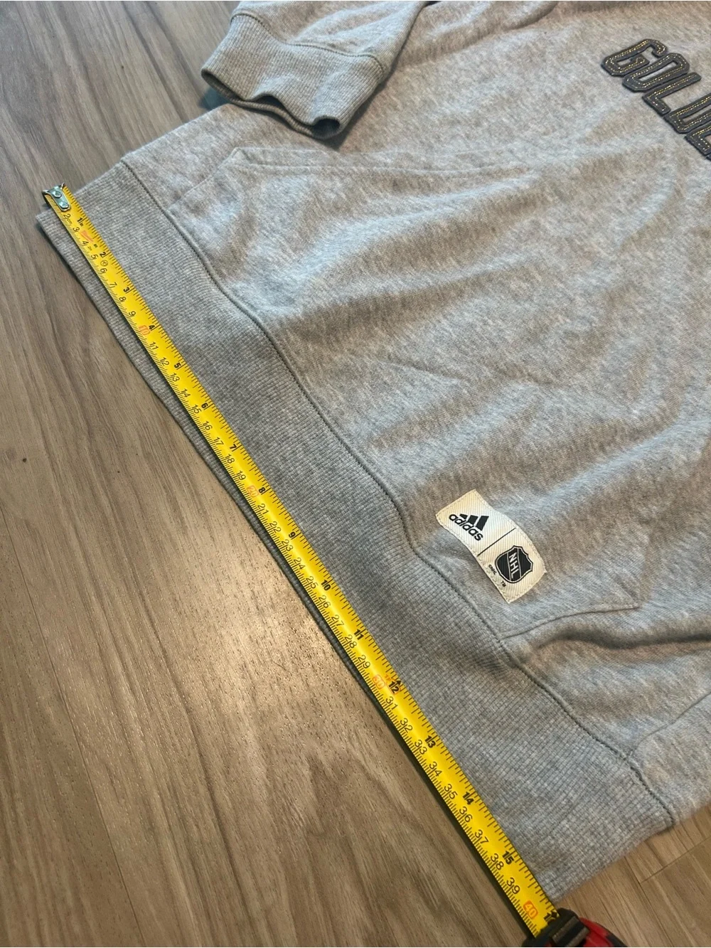 🏒 Adidas NHL Vegas Golden Knights Grey Crewneck Sweatshirt Size Small
